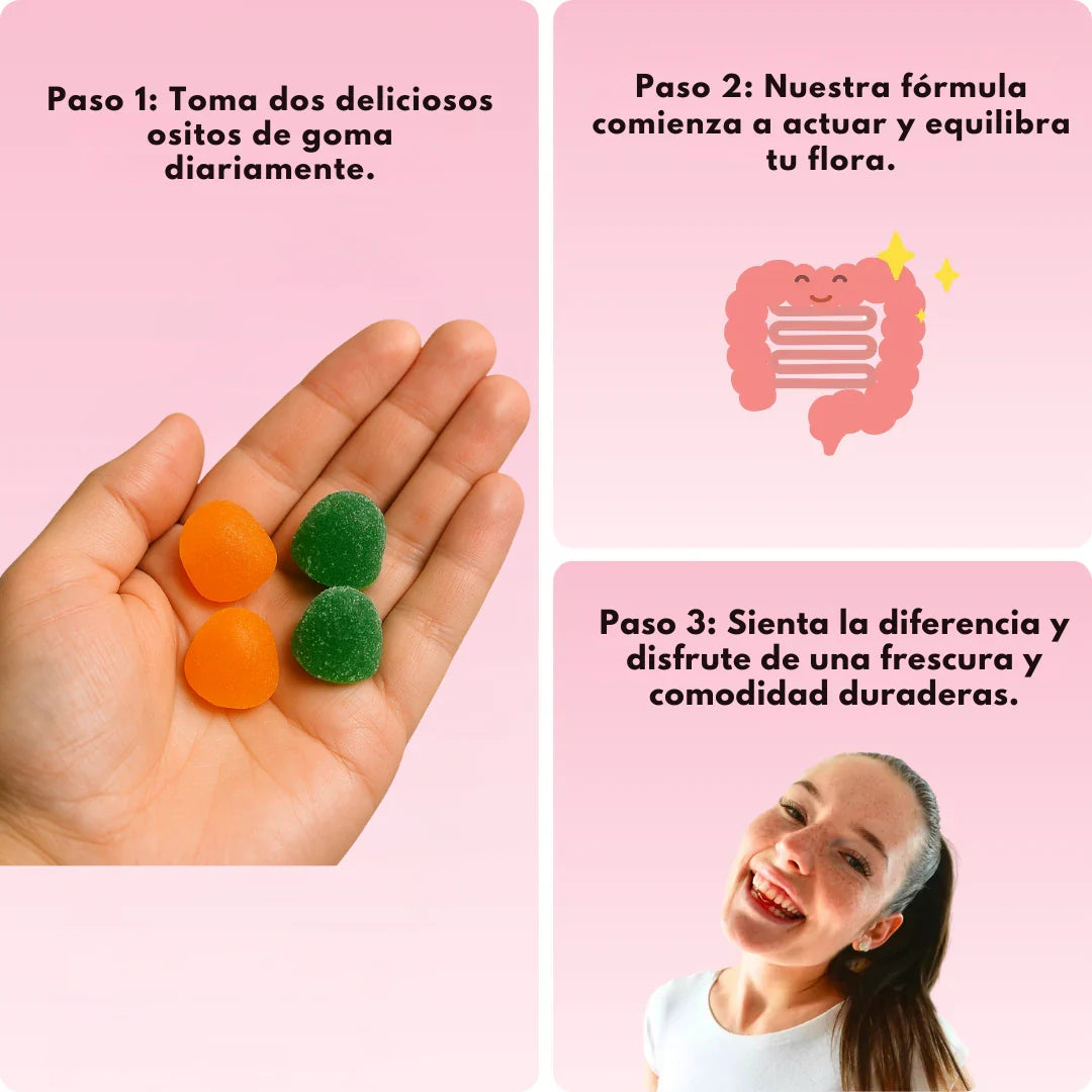 Femipure Gomitas: Olvidate del mal olor y la incomodidad